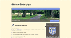 Desktop Screenshot of gatinaisgeneal.org